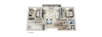 a bedroom floor plan of a 2100 sq ft house